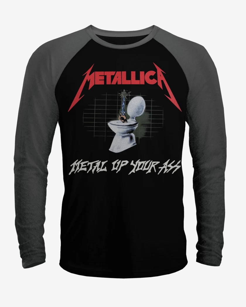 Polera Raglan Metal Up Your Ass