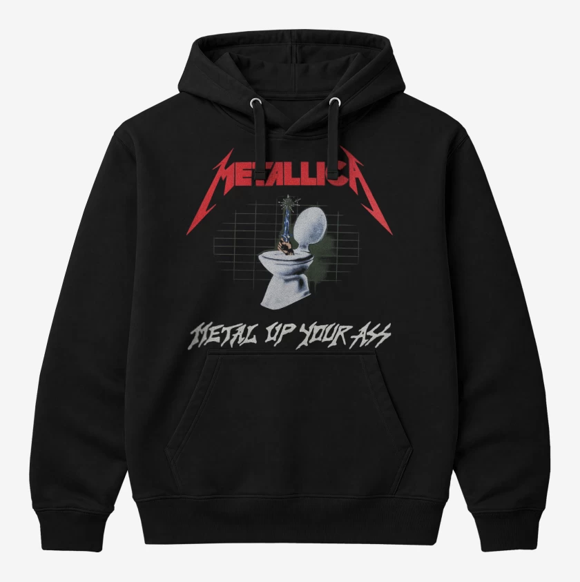 Polerón Canguro Metal Up Your Ass