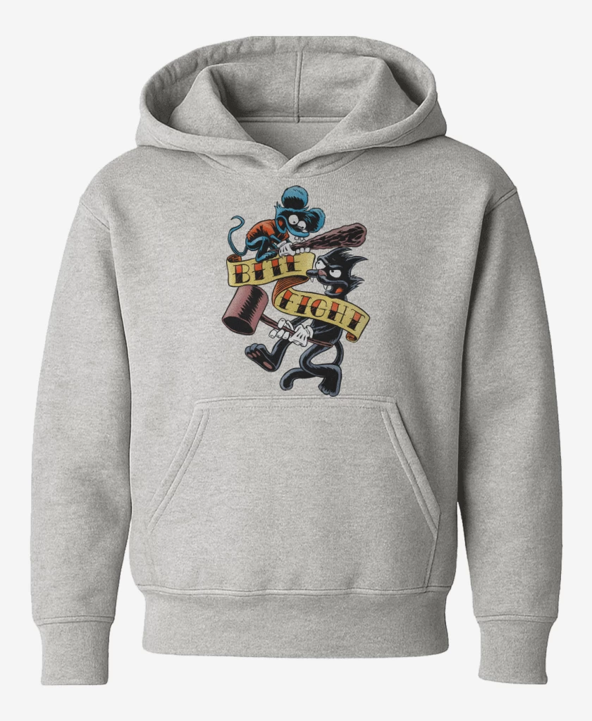 Poleron de niño Gris Melange de Bite & Fight 