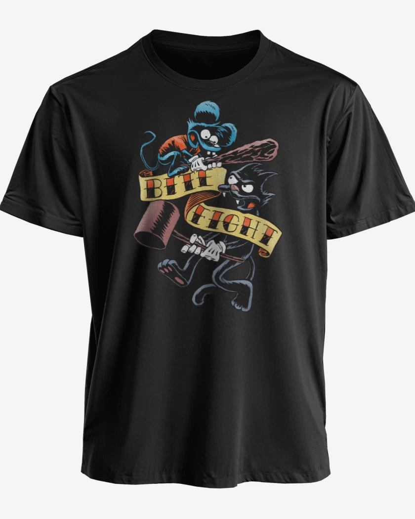 Polera premium Negro de Bite & Fight 