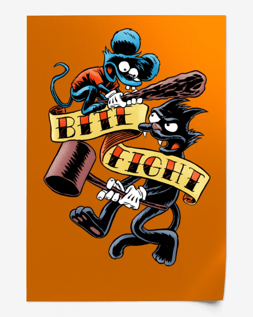 Print Bite & Fight 