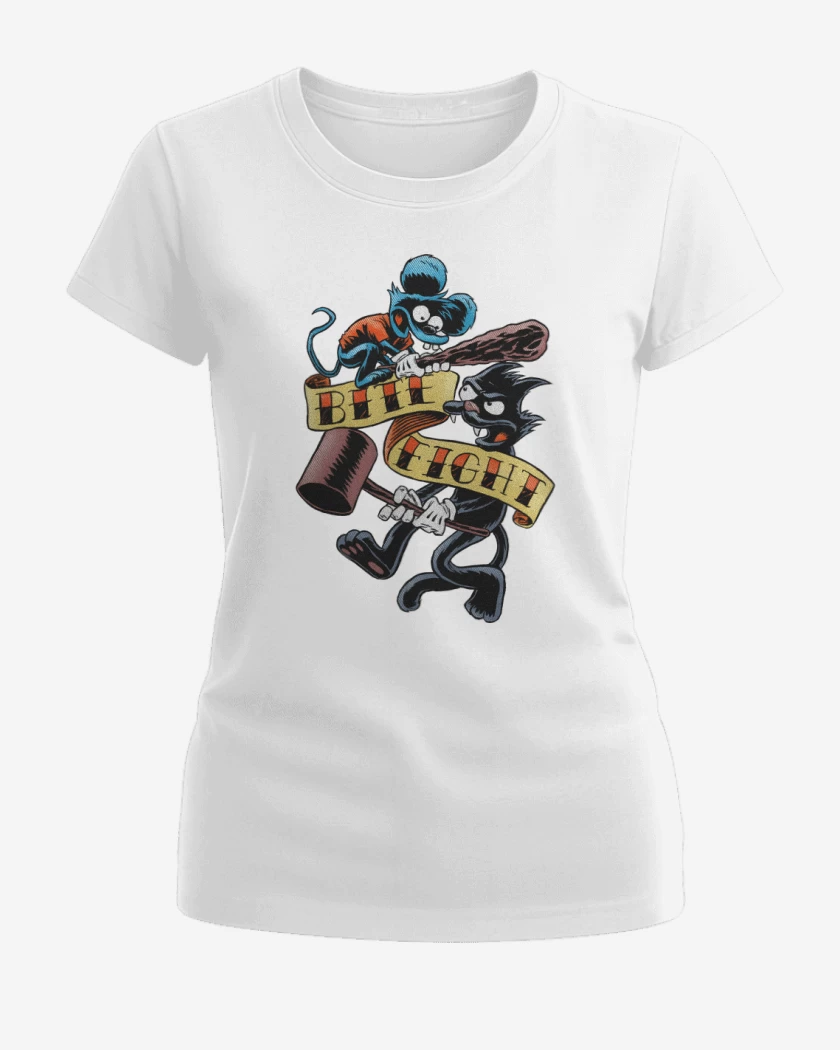 Polera de Mujer Blanco de Bite & Fight 