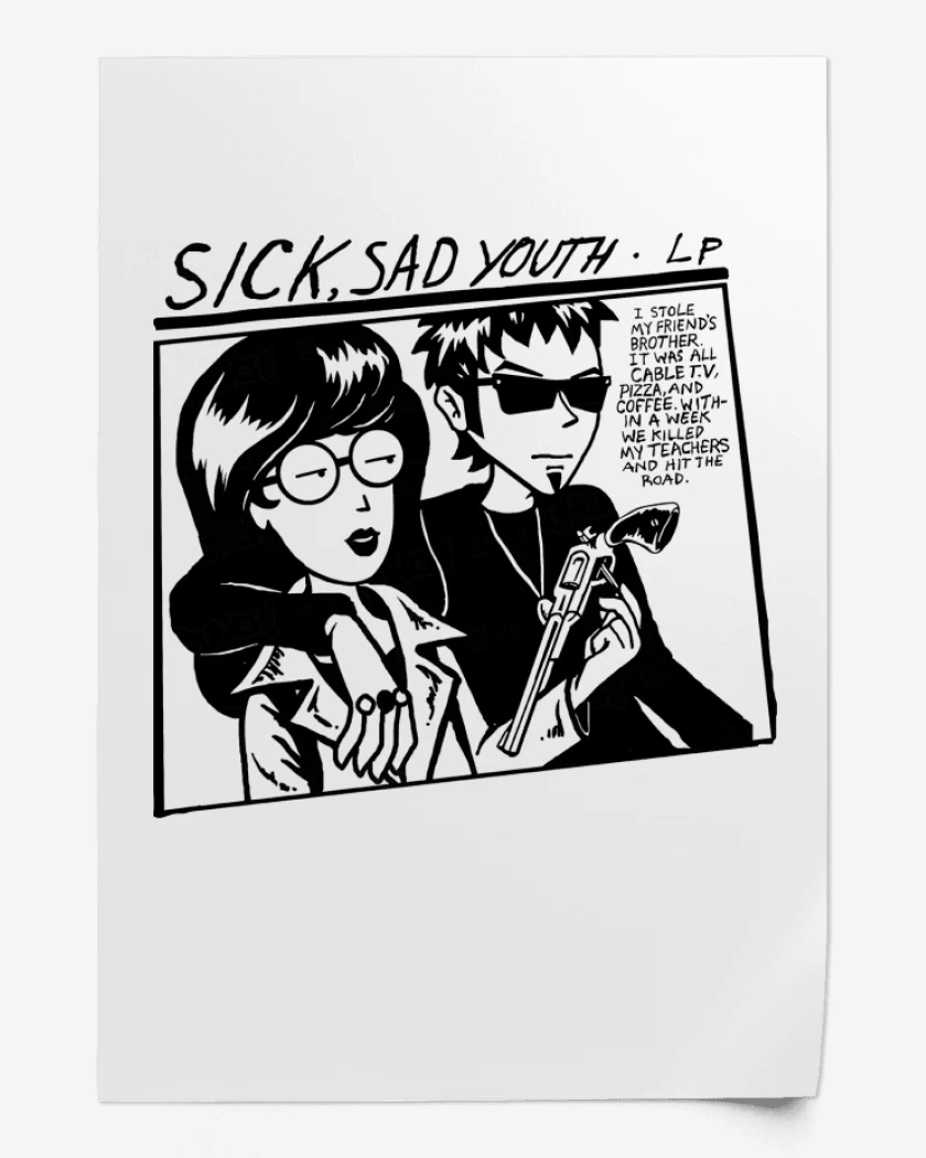 Print Sick Sad Youth