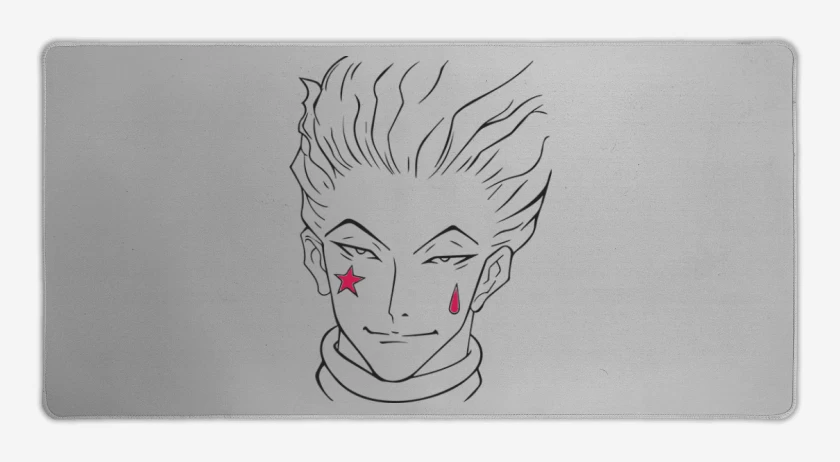 Mouse pad Gamer Gris Melange de Hisoka