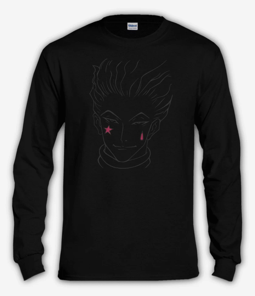 Polera manga larga Negro de Hisoka