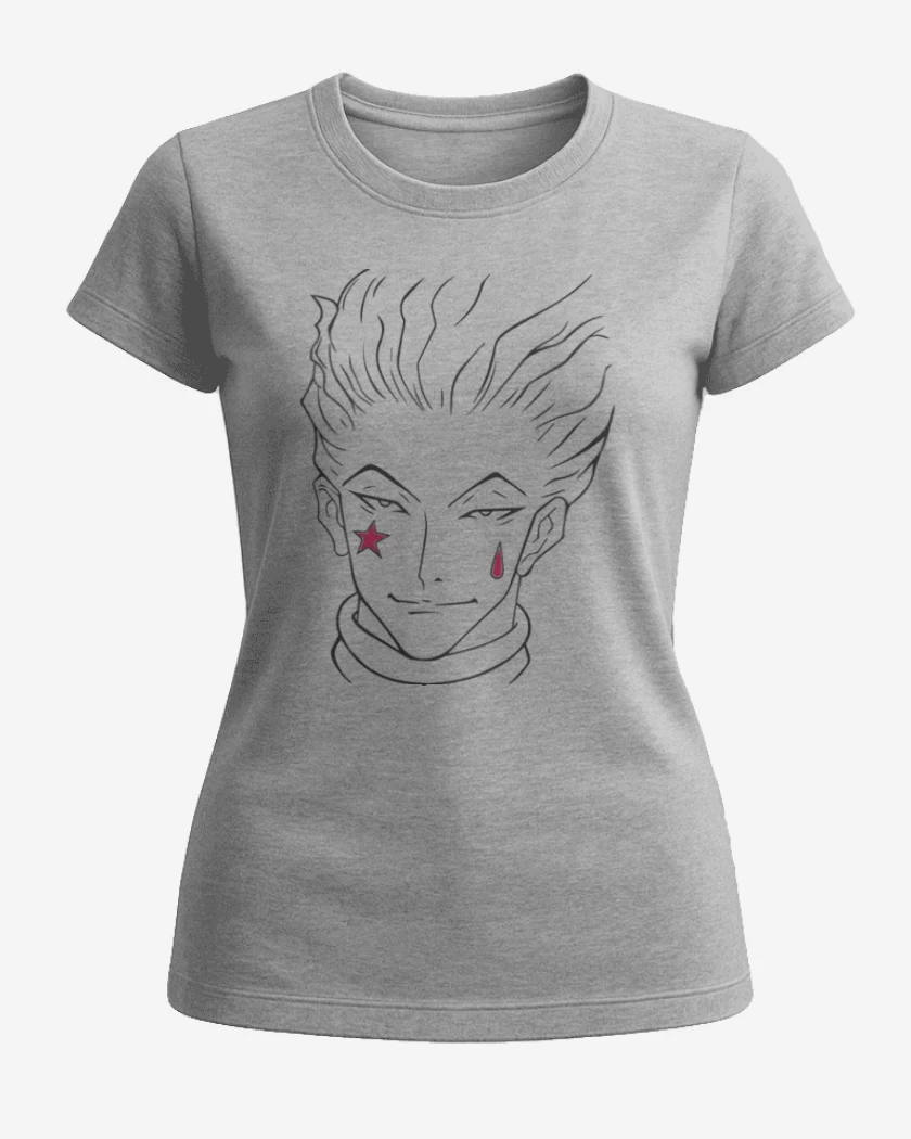 Polera de Mujer Gris Melange de Hisoka