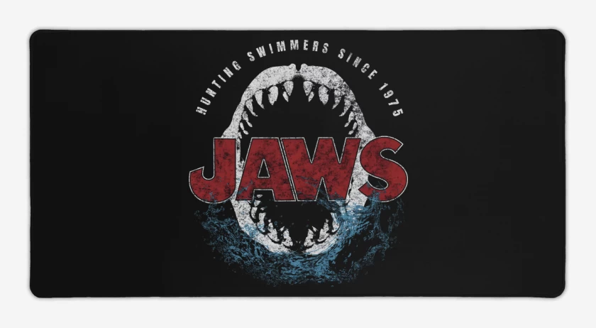 Mouse pad Gamer Negro de Tiburon 