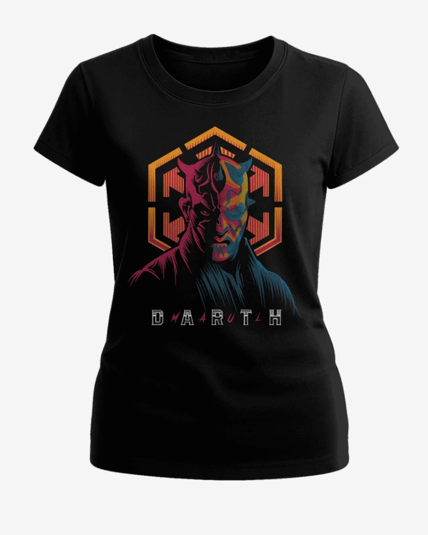 Polera de Mujer Negro de Darth Maululo