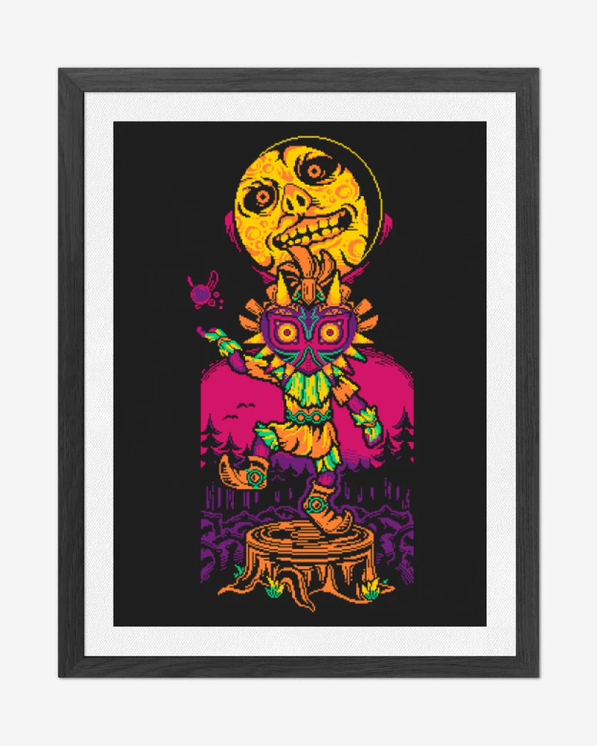 Cuadro decorativo Negro de Majoras Bit