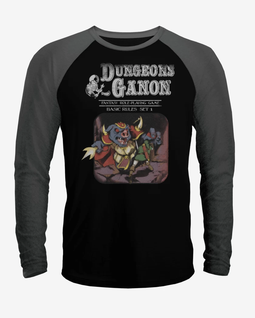 Polera Raglan Calabozos & Ganon