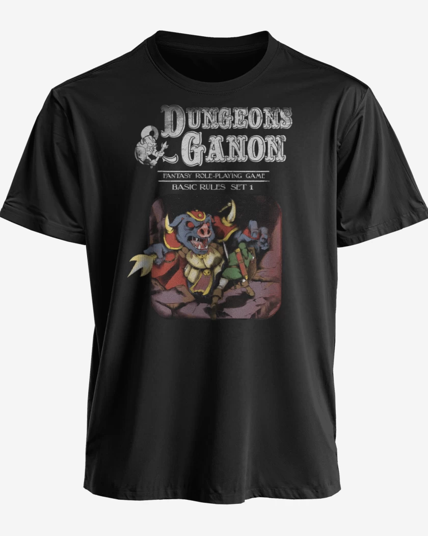 Polera premium Negro de Calabozos & Ganon