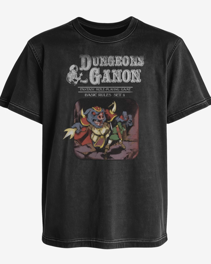 Polera desgastada Calabozos & Ganon