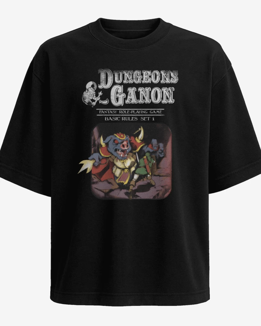 Polera Oversize Calabozos & Ganon