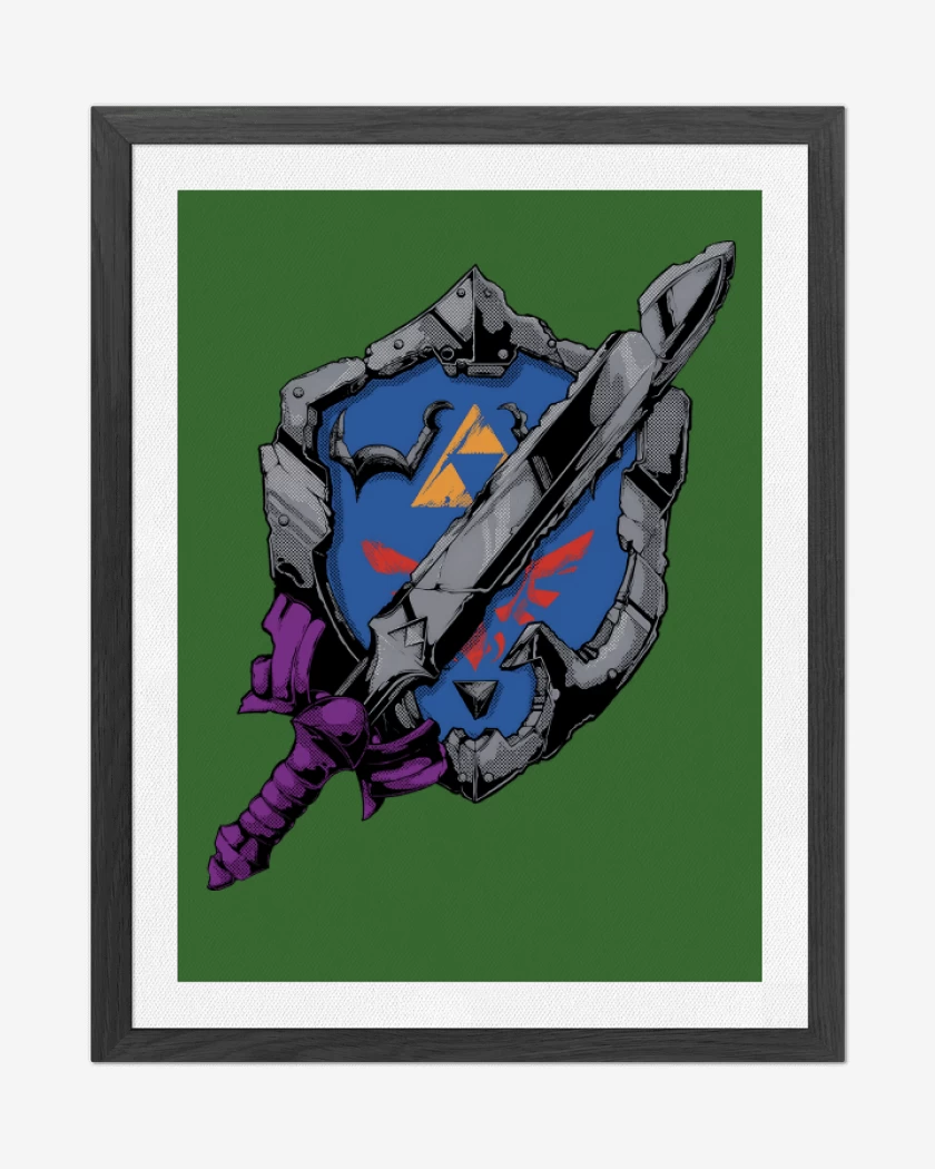 Cuadro decorativo Defensor de Hyrule