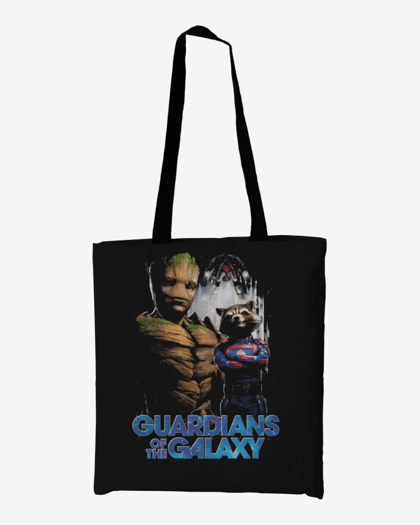 Totebag Negro de Groot x Rocket