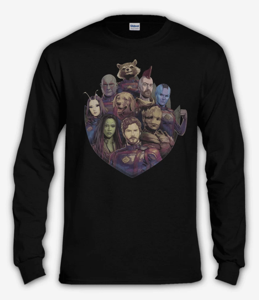 Polera manga larga Los Guardianes