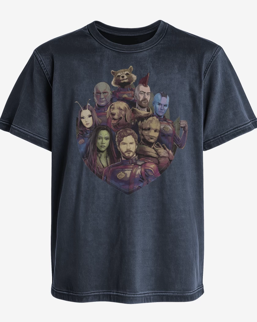 Polera desgastada Los Guardianes