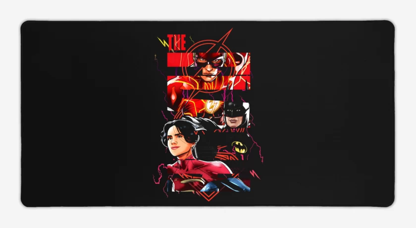 Mouse pad Gamer El Rayo, El Murcielago y la Superchica