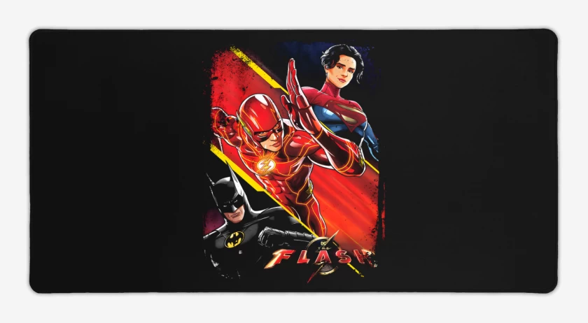 Mouse pad Gamer Flash Batman Supergirl