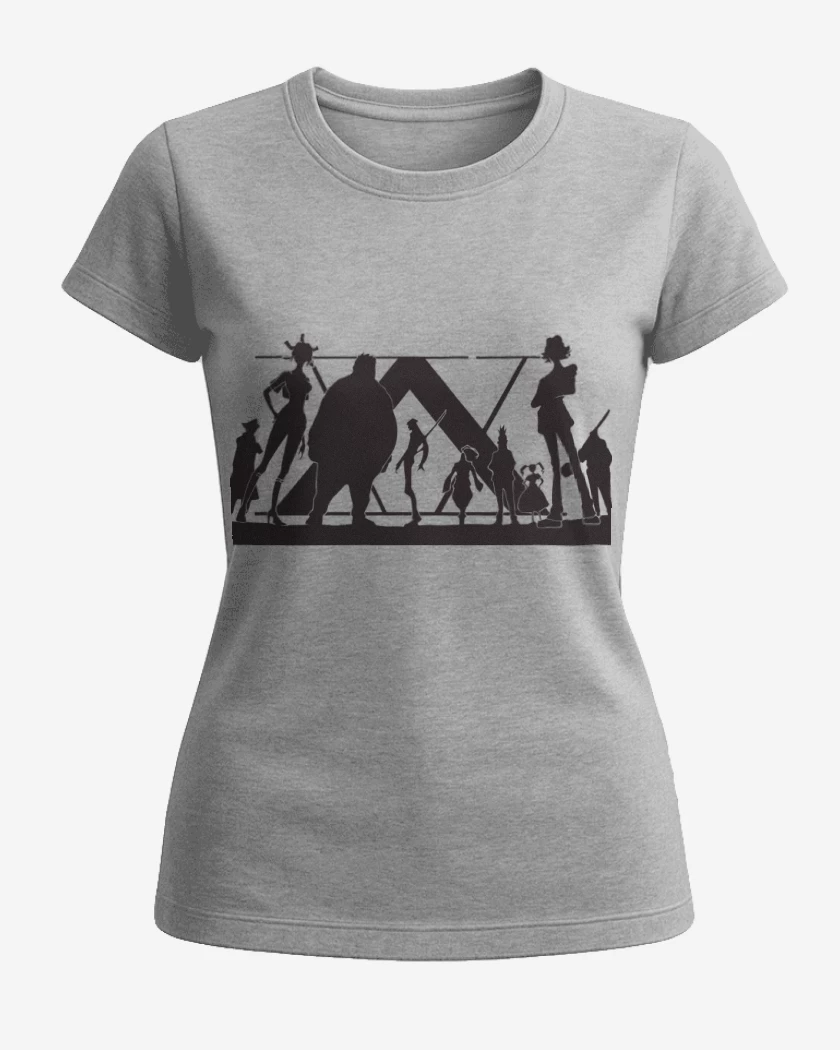 Polera de Mujer Gris Melange de Hxh