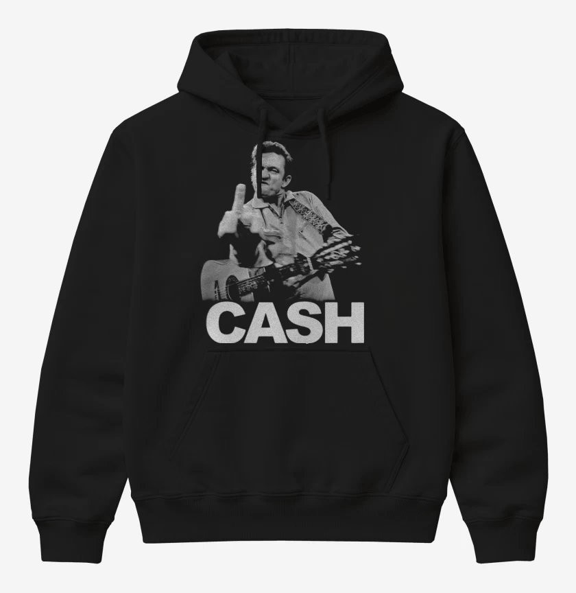 Poleron Canguro básico Negro de Cash 