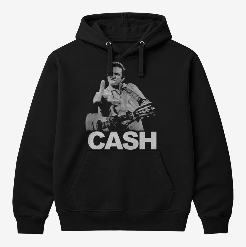 Polerón Canguro Negro de Cash 