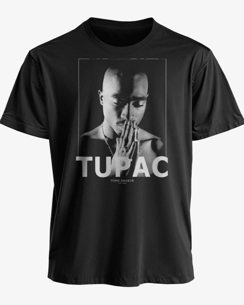 Polera premium Negro de TUPAC SHAKUR