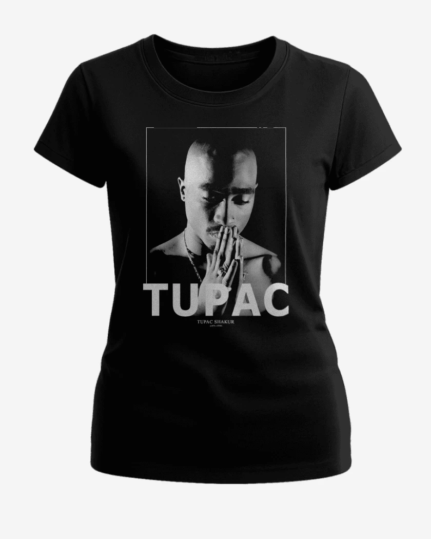 Polera de Mujer Negro de TUPAC SHAKUR