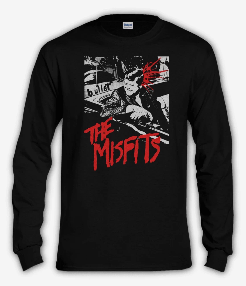 Polera manga larga Negro de Bullet 