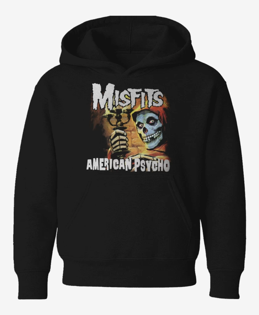 Poleron de niño Negro de Misfits American Psycho