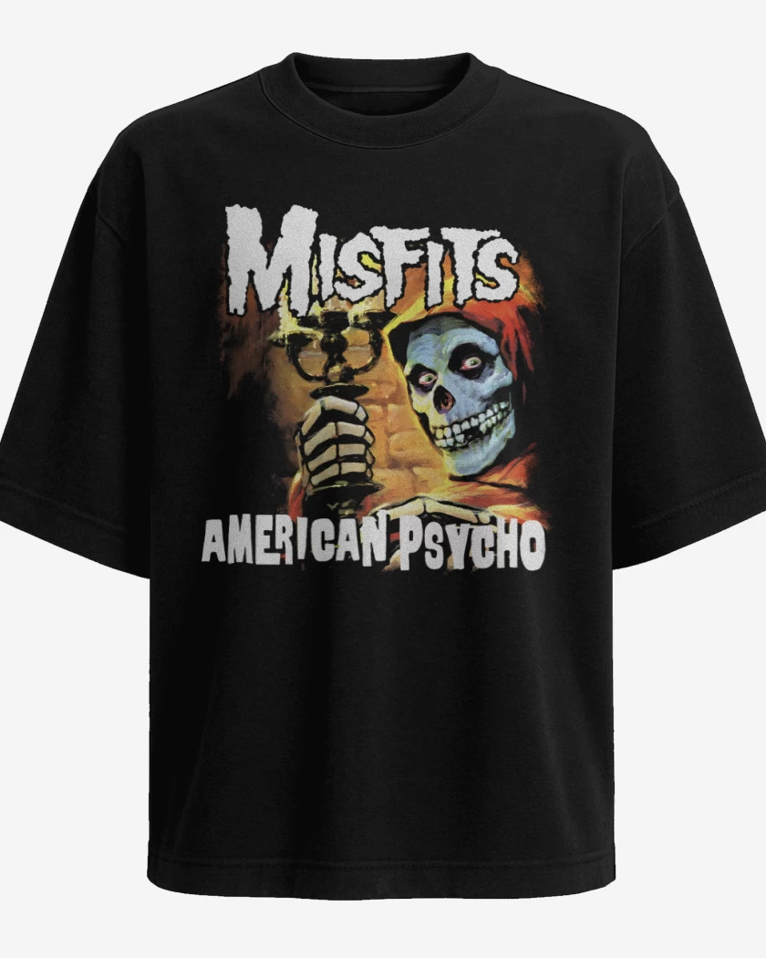 Polera Oversize Misfits American Psycho