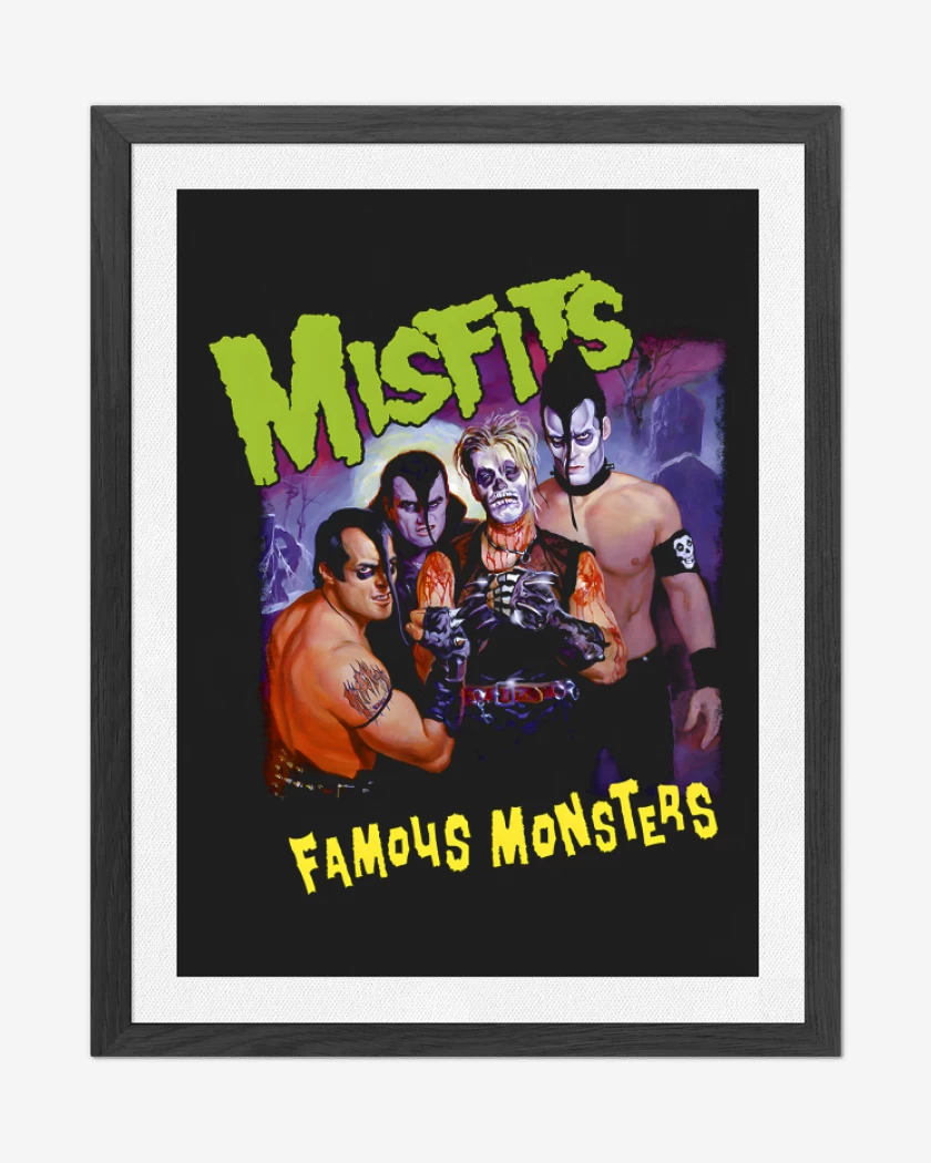 Cuadro decorativo Negro de Famous Monsters