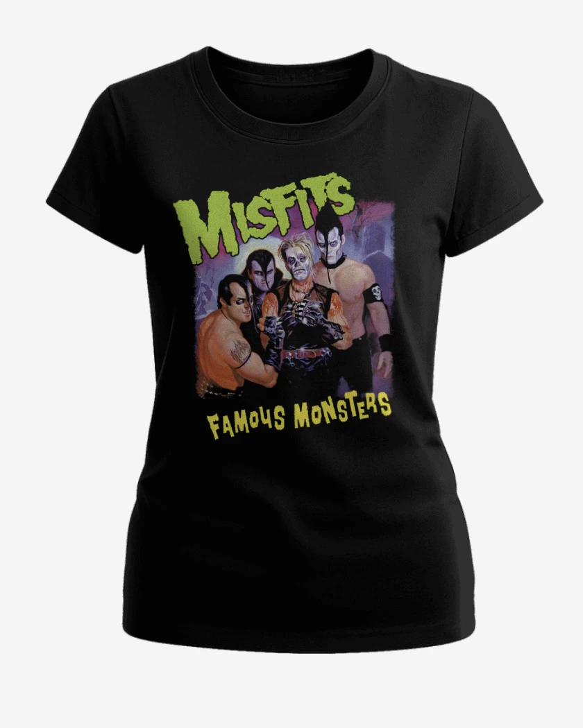 Polera de Mujer Negro de Famous Monsters