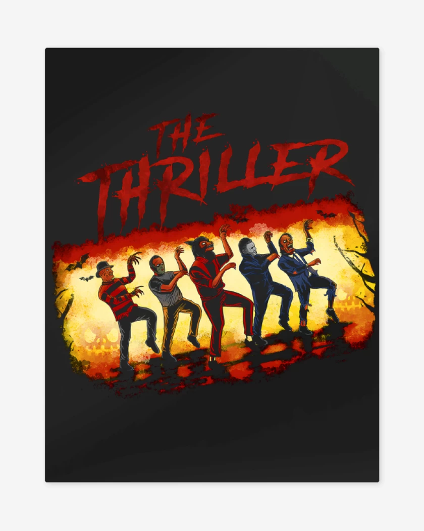 Print metalico Negro de The Thriller