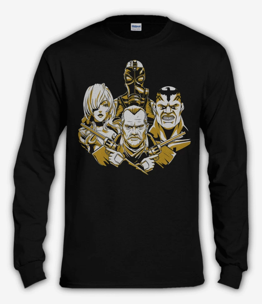 Polera manga larga Negro de FoxHound Rhaposody