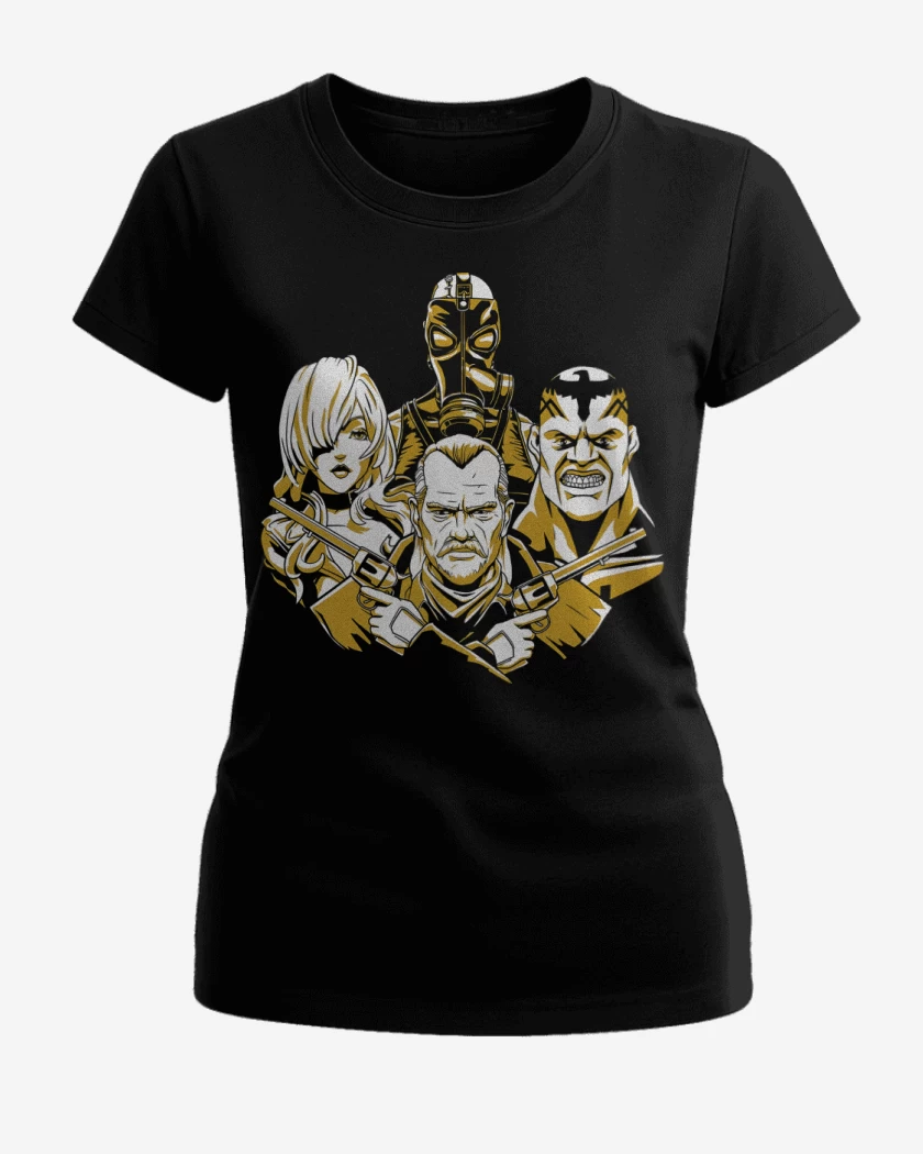 Polera de Mujer Negro de FoxHound Rhaposody