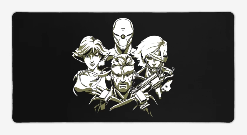 Mouse pad Gamer Negro de Solid Rhapsody