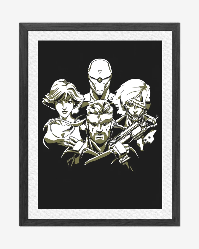 Cuadro decorativo Negro de Solid Rhapsody