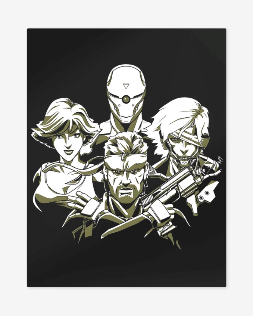 Print metalico Negro de Solid Rhapsody