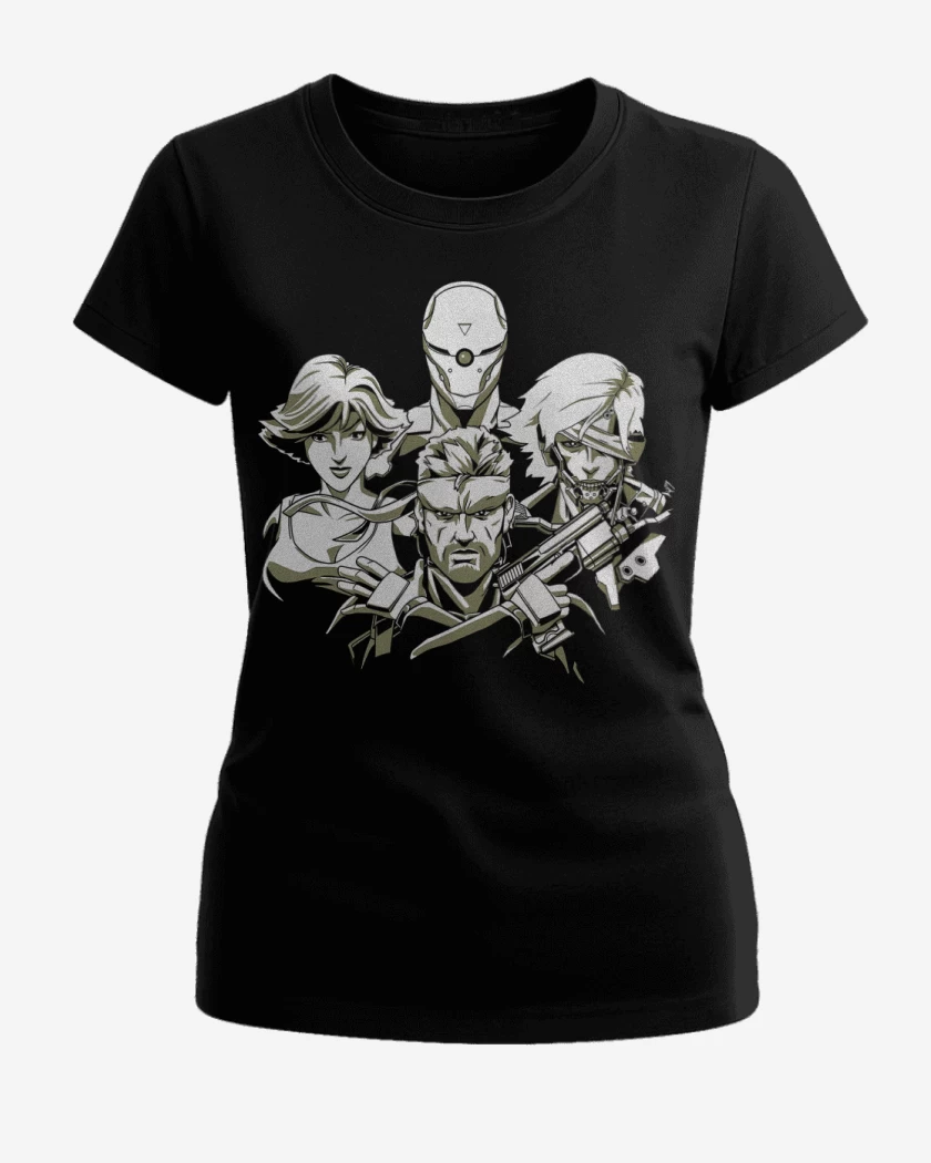Polera de Mujer Negro de Solid Rhapsody