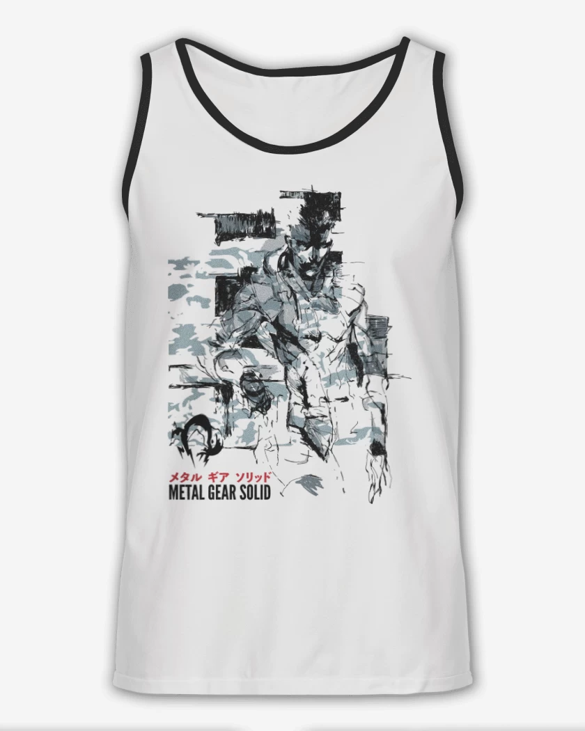 Sudadera Blanco de Solid Snake