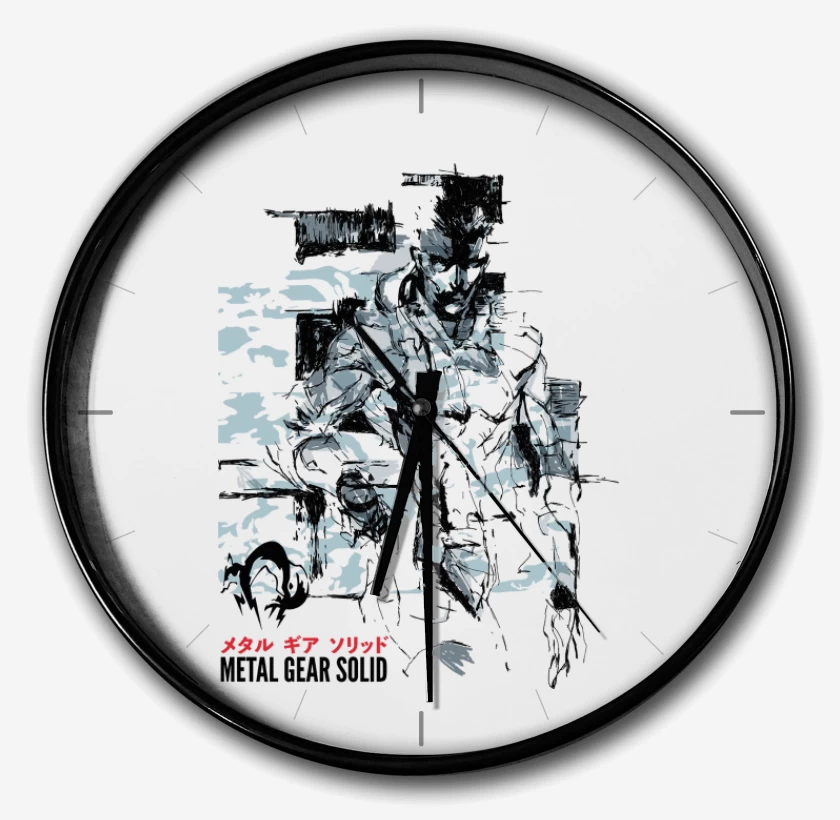 Reloj Blanco de Solid Snake