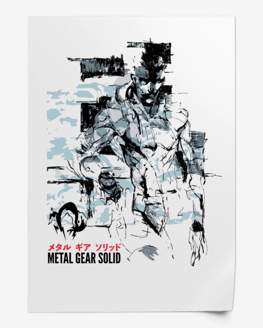 Print Blanco de Solid Snake