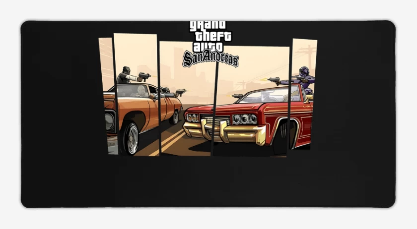 Mouse pad Gamer Groove street vs Ballas