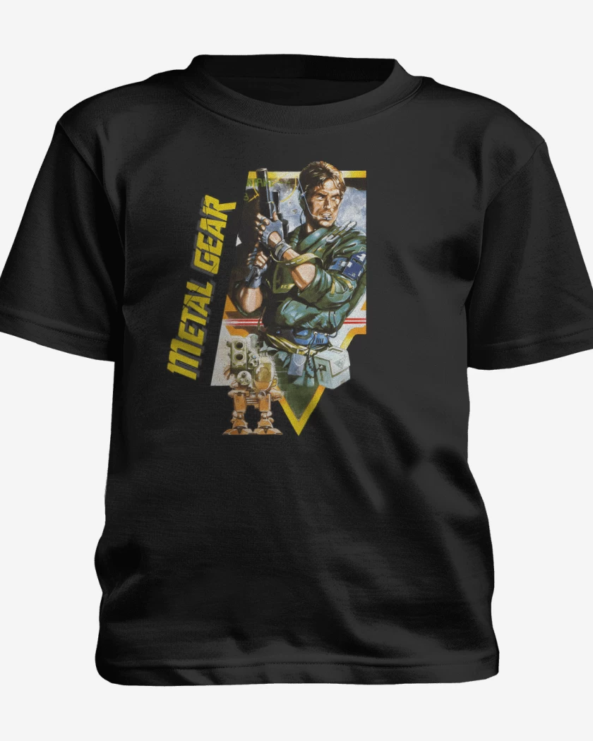 Polera de niño Negro de Metal Gear 87