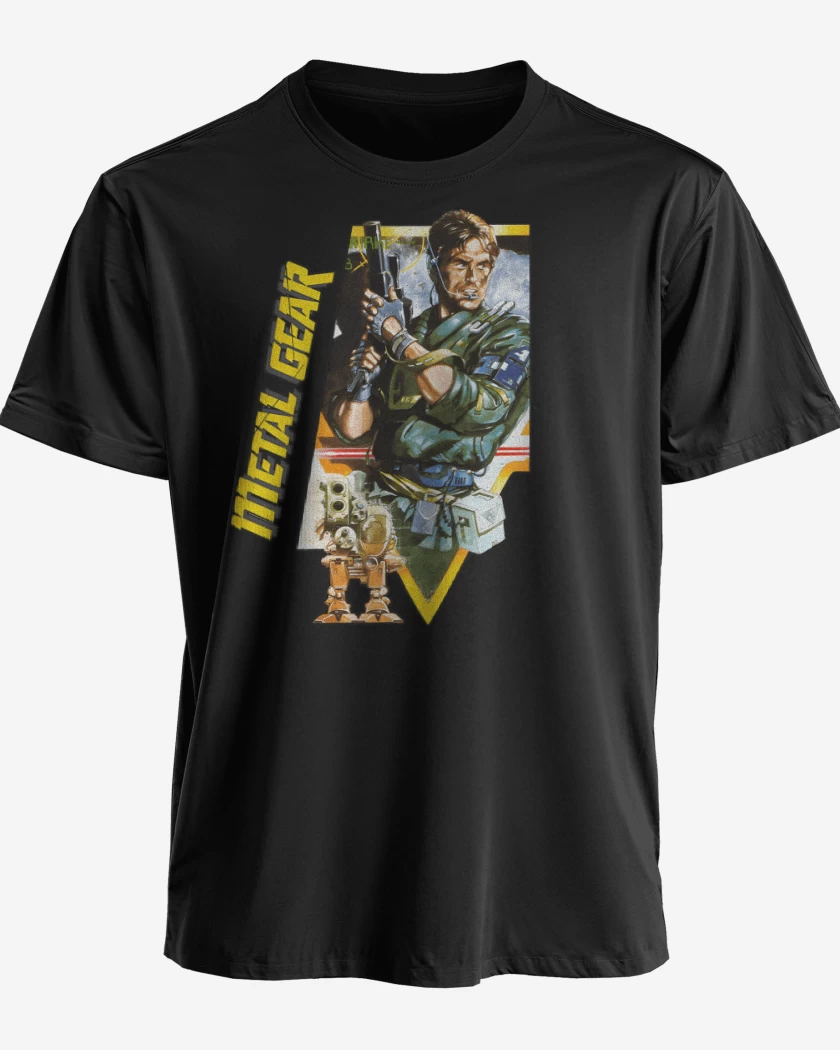 Polera premium Negro de Metal Gear 87