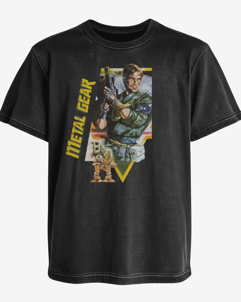 Polera desgastada Metal Gear 87