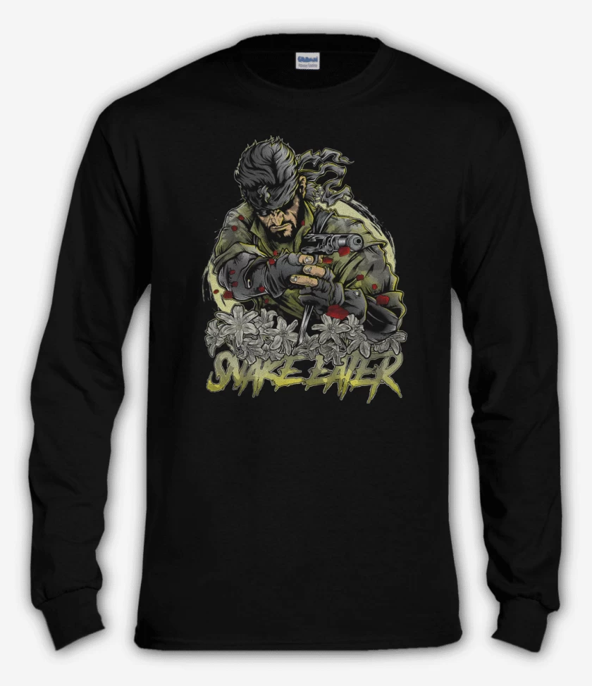 Polera manga larga Negro de El Come Serpientes