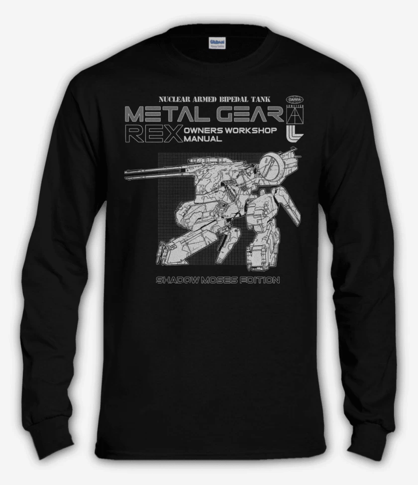 Polera manga larga Negro de MG Rex