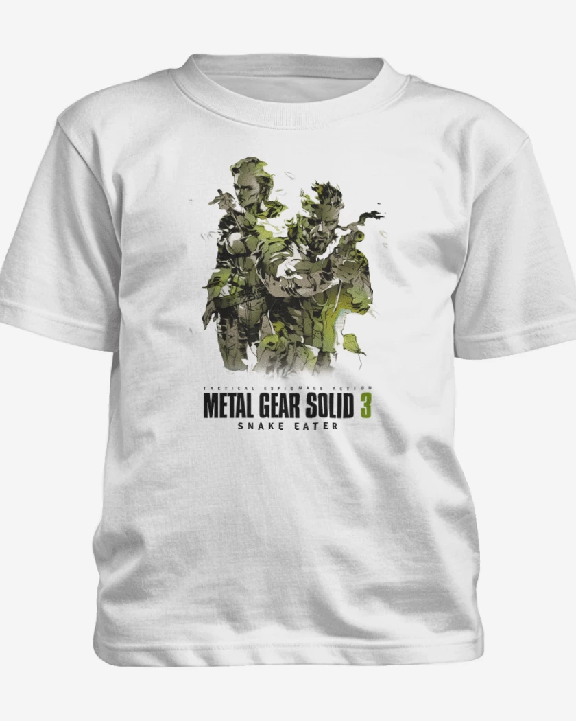 Polera de niño Blanco de Metal Gear Solid 3 Snake Eater